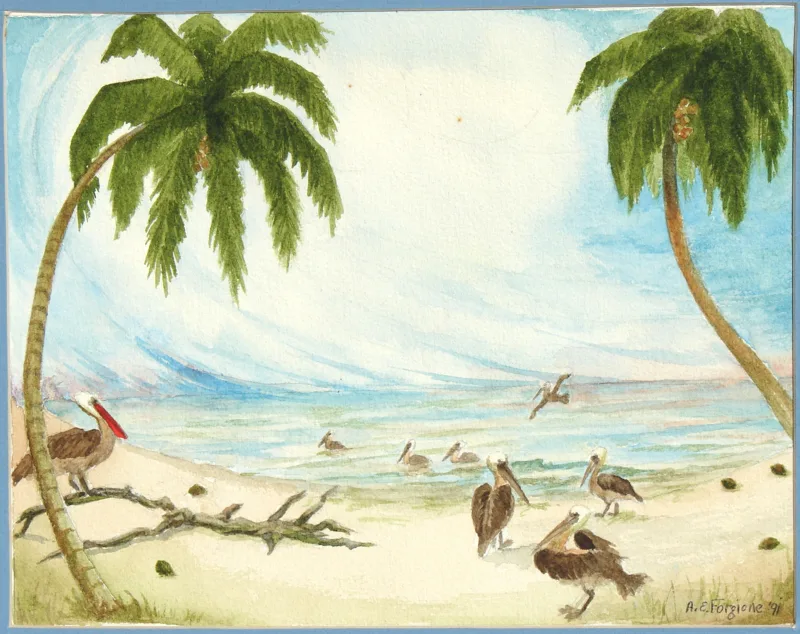 w The Christmas Pelican p.9 11x14