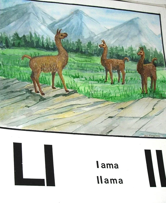 w alphabet ll 11x14
