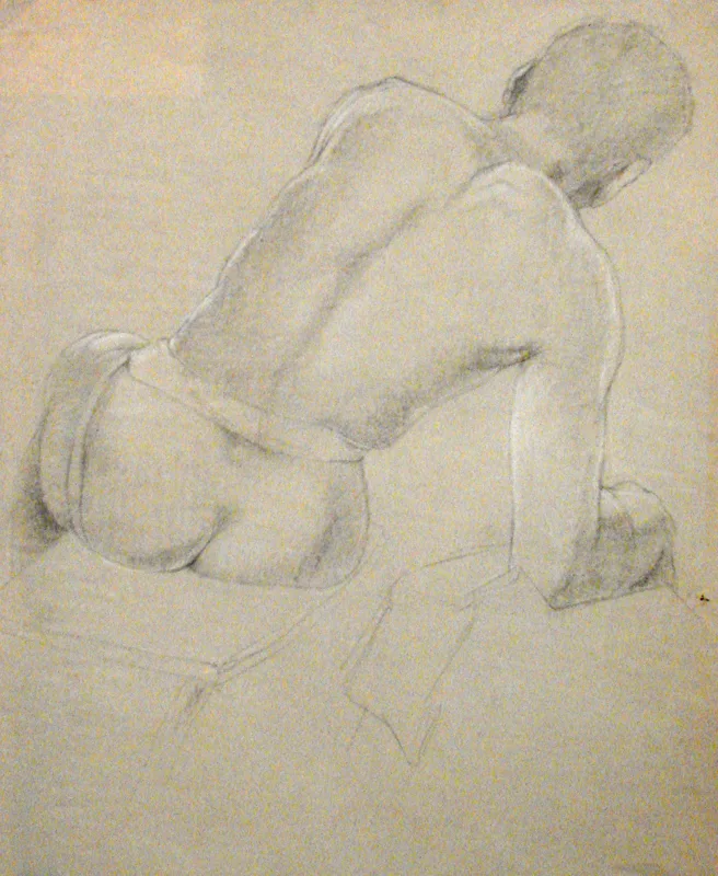 d nude man 1 18x24