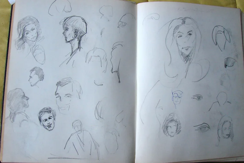 d sketchbook 30 two 9x12s