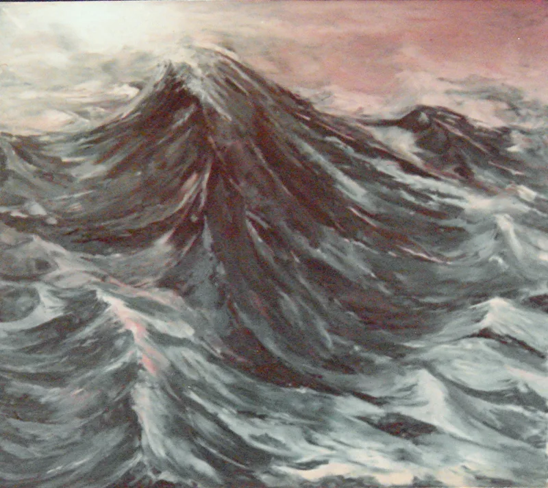 oil Restless Sea 24x28