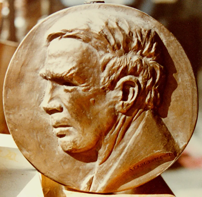 sculpture Boston Mayor Kevin H. White 12 in 1976