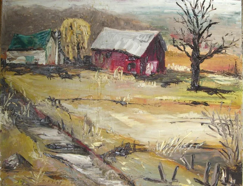 oil Farm 12x18 1946