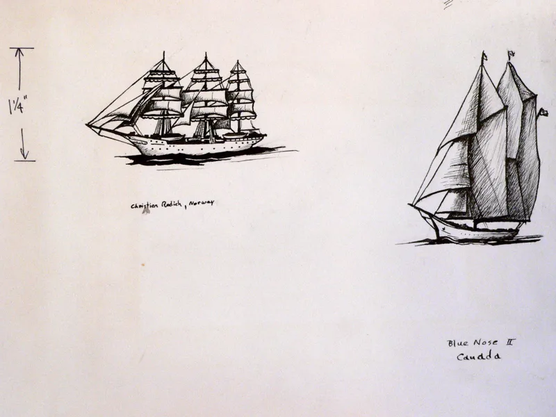 d Tall Ships 11x14