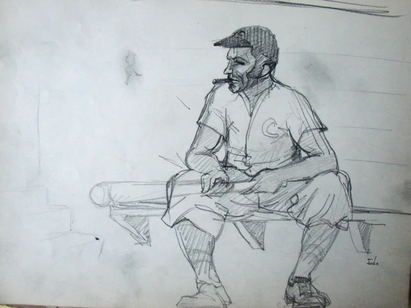 d sketchbook Johnny Bell 12x16