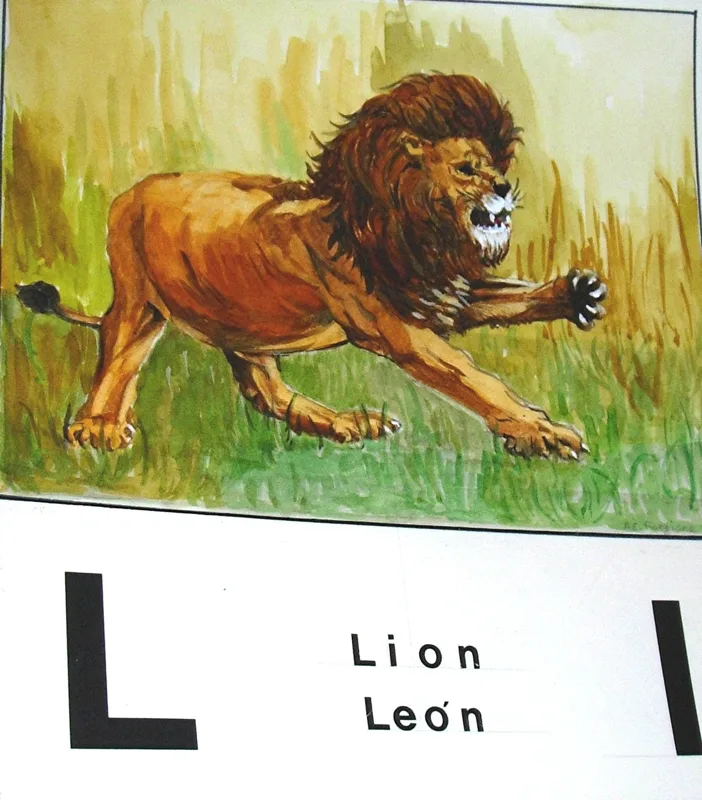 w alphabet l 11x14