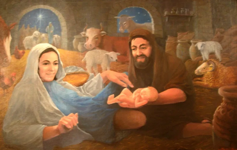 oil The Christmas Story 24x36