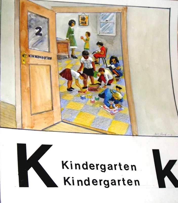 w alphabet k 11x14