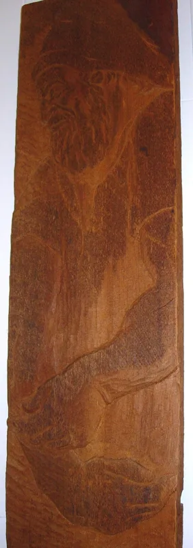 sculpture wood relief 10x36
