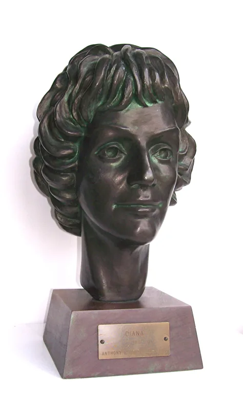 sculpture Head of Diana 14 in. 1965