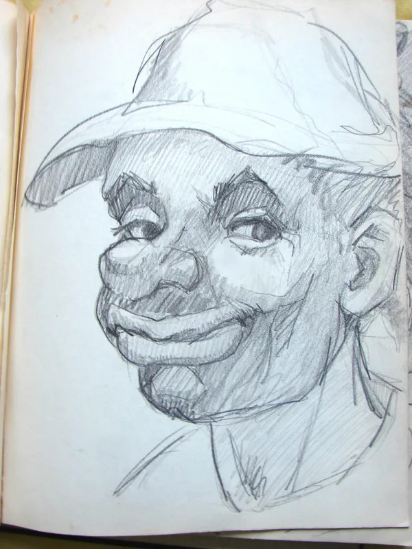 d sketchbook Cap 8x10