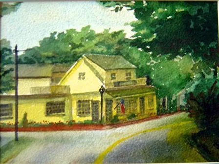 w Woods Hole House 18x24