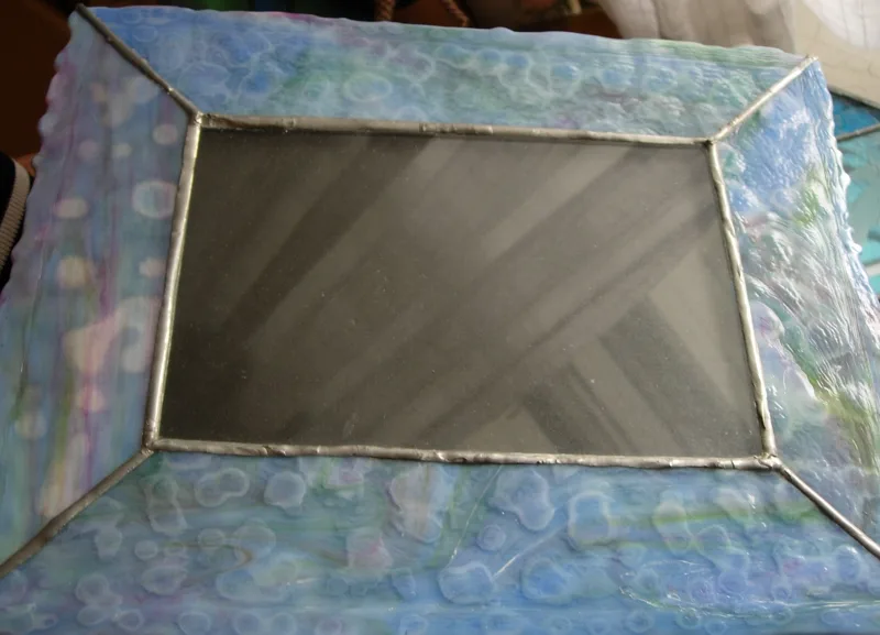 stained glass picture frame 1 9x12
