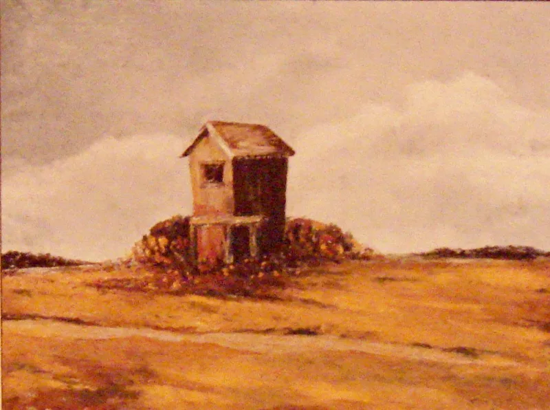 oil Calverton Potato Field Pump House 22x36