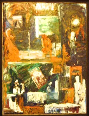 oil Abstract 12x18